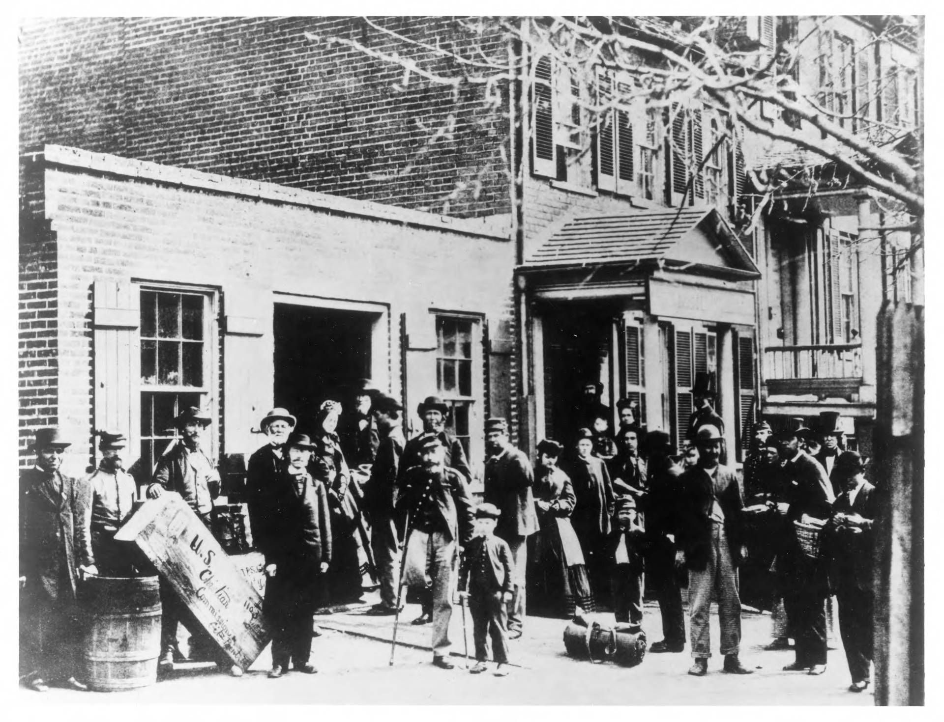 YMCA building used as Civil War supply base