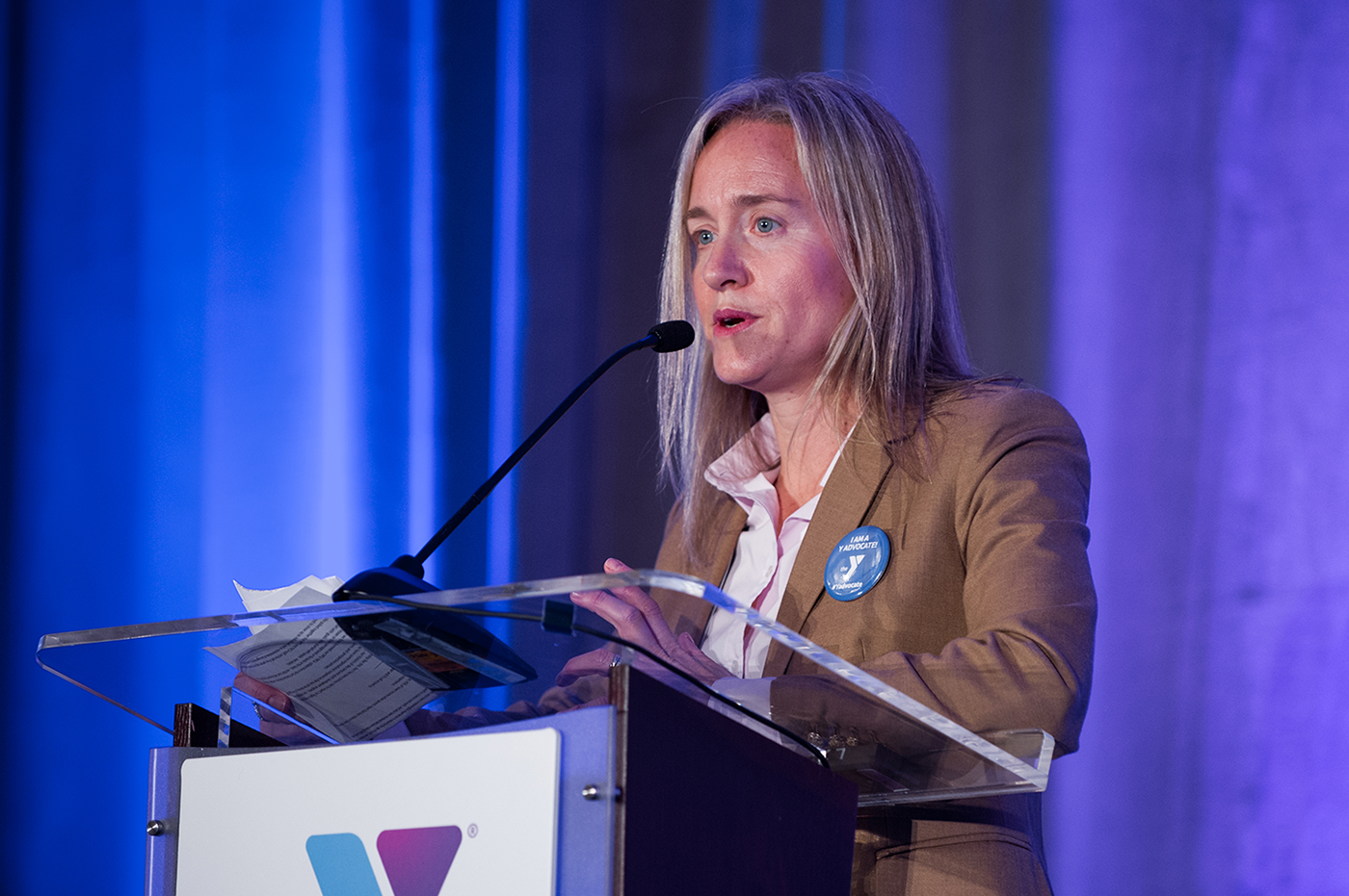 Woman giving speech Woman giving speech