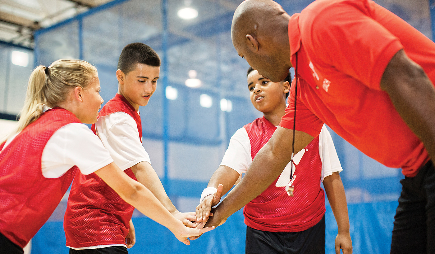 Sports Everyone: YMCA youth basketball team sportsmanship 