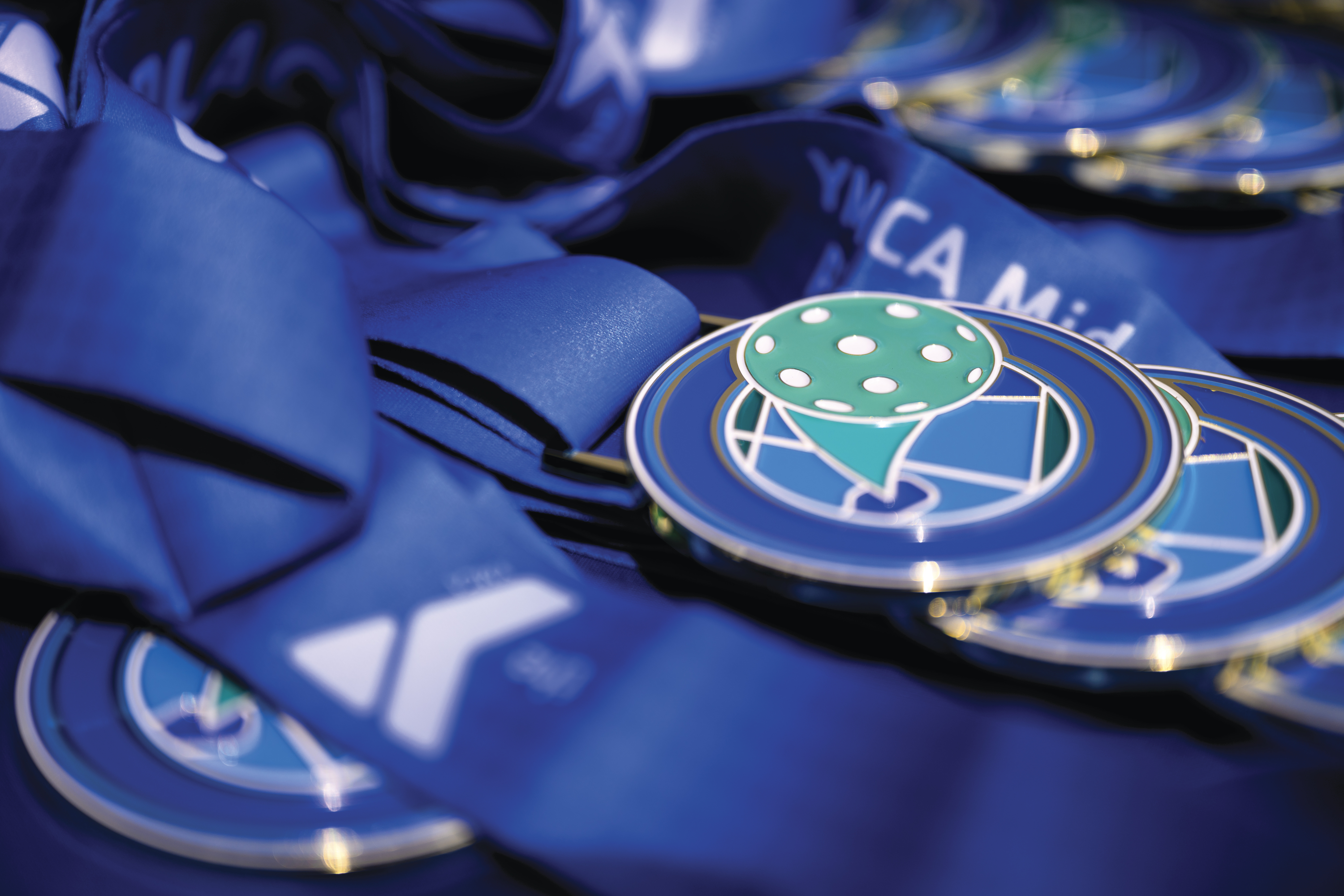 YMCA pickleball championship medals