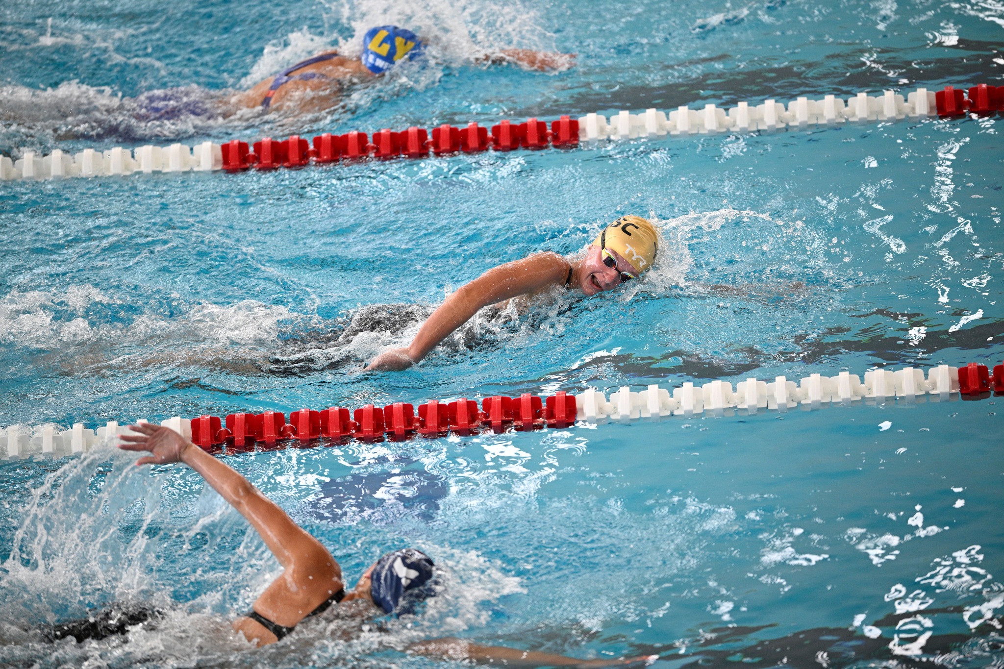 Swimmers at the YMCA Swimmers at the YMCA