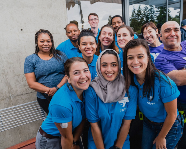 YMCA members together