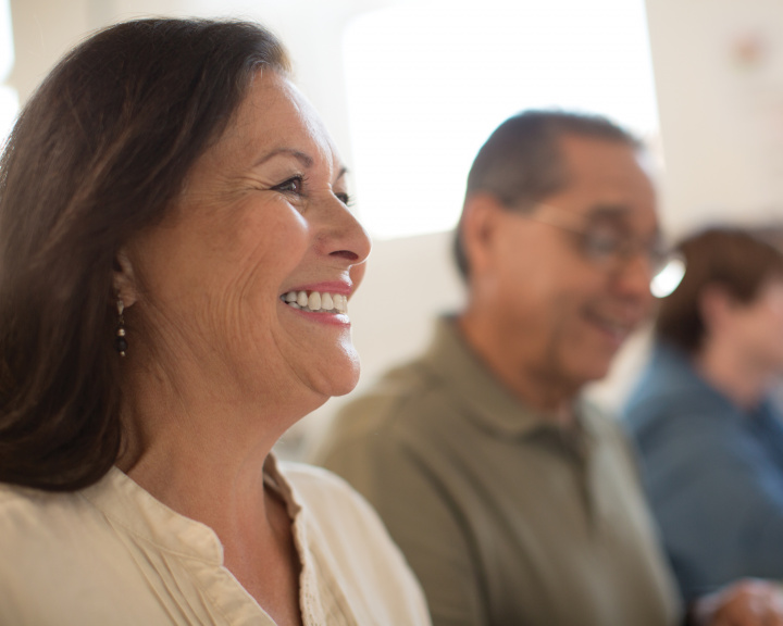 woman at YMCA board meeting