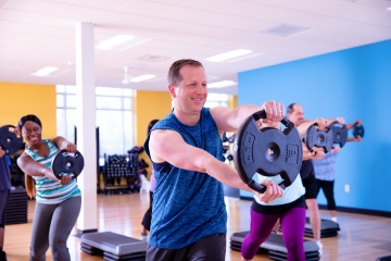 Group core fitness class - YMCA