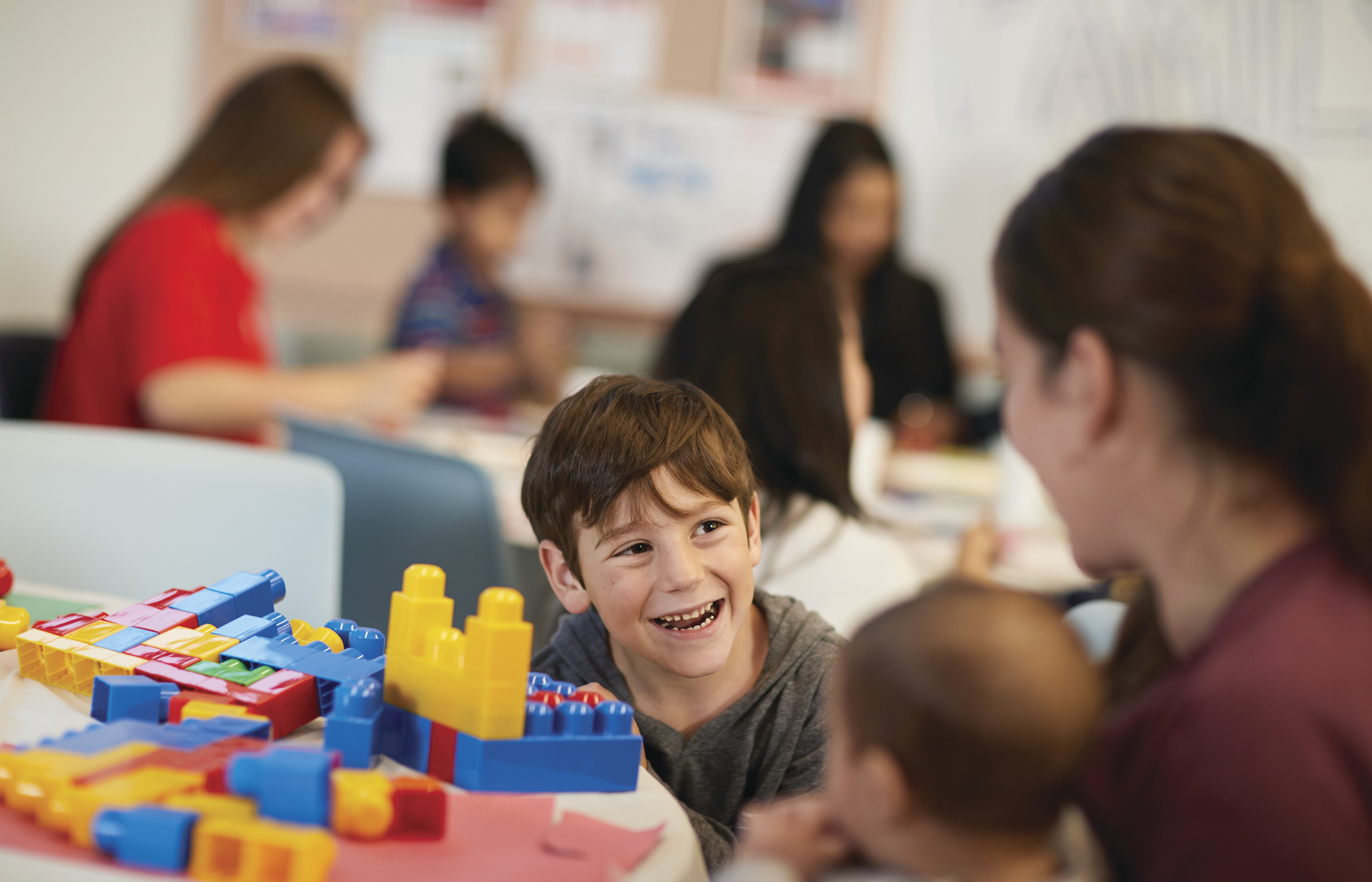 Children in playroom at YMCA Children in playroom at YMCA