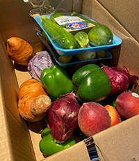 Produce box from YMCA of Rome & Floyd County